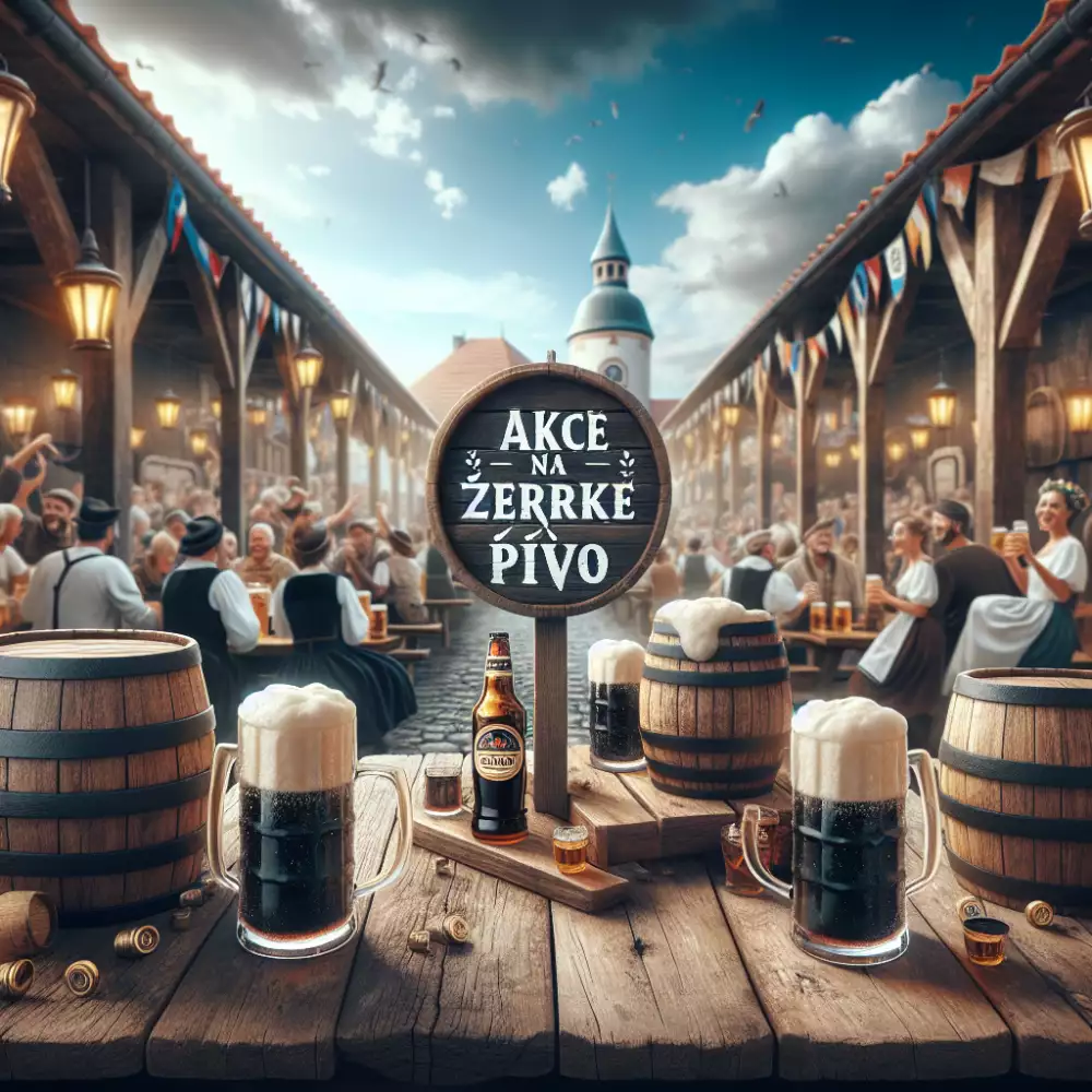 černé pivo akce